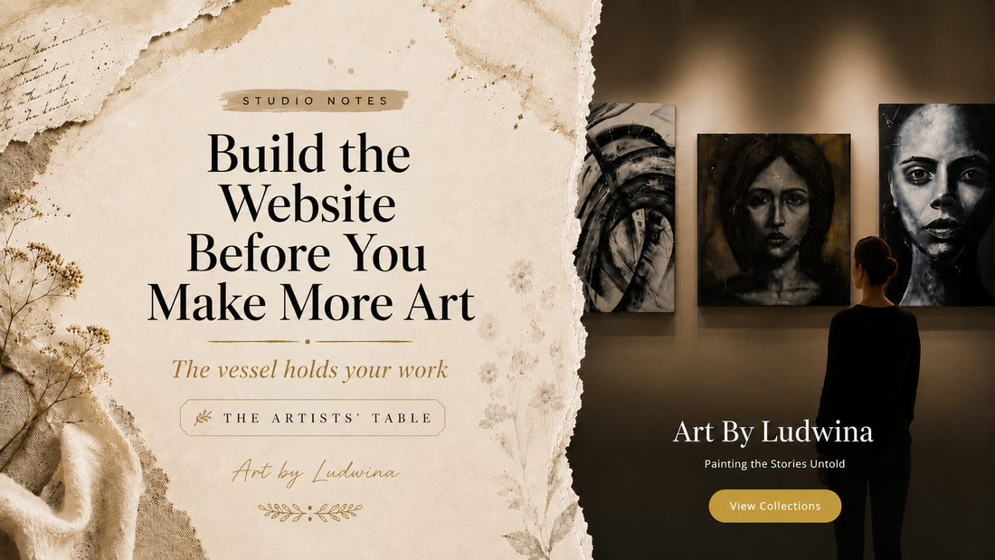 Build the Website Before You Make More Art