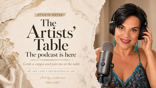 Pull Up a Seat at The Artists’ Table - New Podcast Launched.