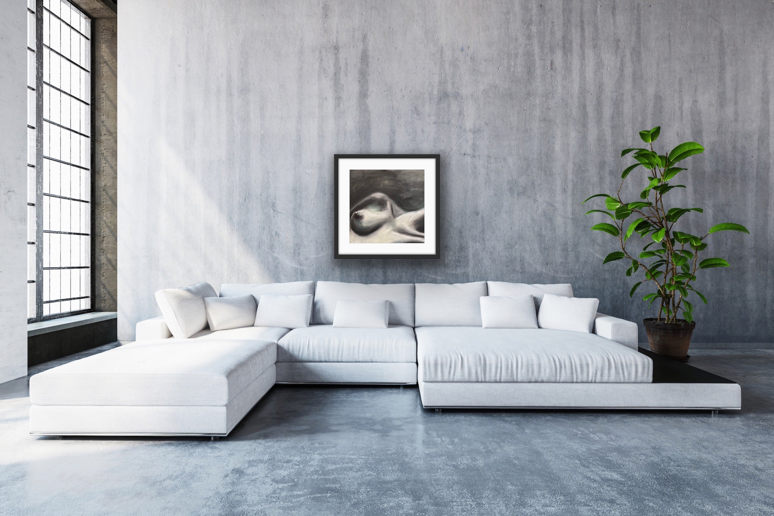 Black and white nude by Ludwina Dautovic