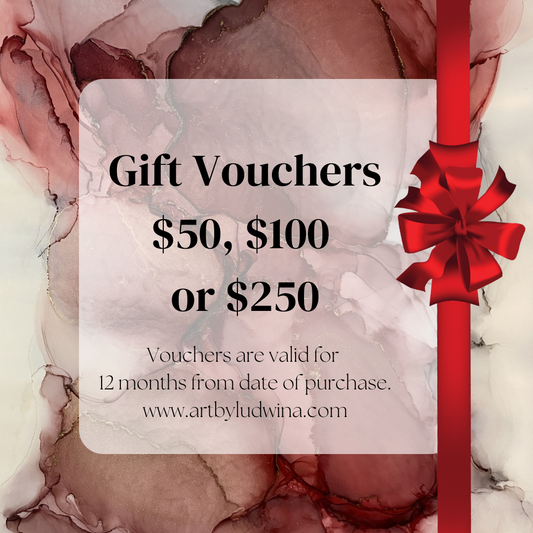 Gift Vouchers for Art By Ludwina